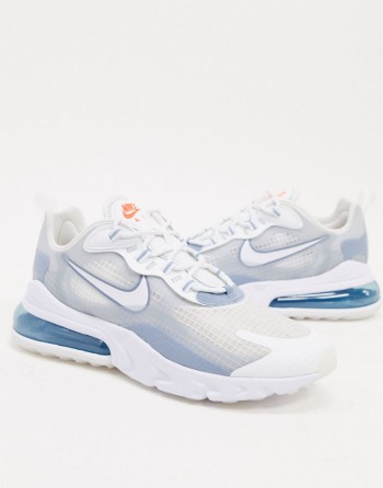 Nike Air Max 270 React Bijele Sive - Muške Tenisice | 71638DKGS